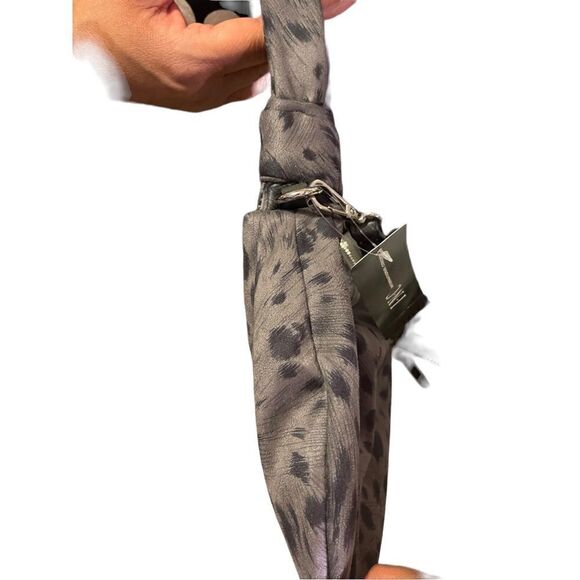 NWT INC International Concepts Olivya Mini Hobo Nylon Charcoal - Picture 4 of 6